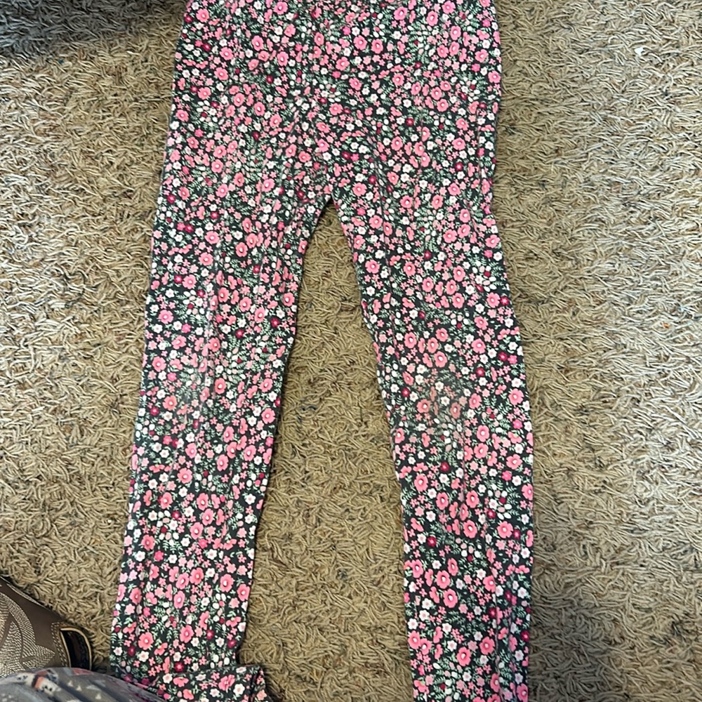 Floral leggings